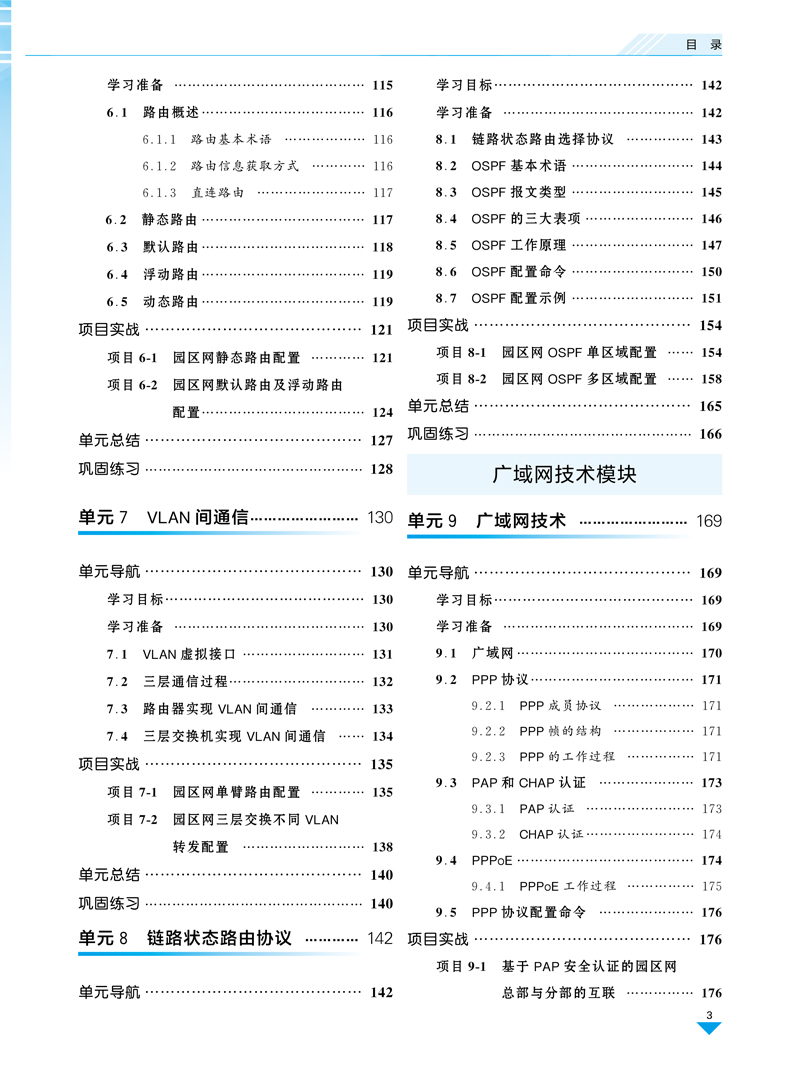 路由交换技术项目实战教程-钟祥睿-上海交通大学出版社-目录样章3.jpg