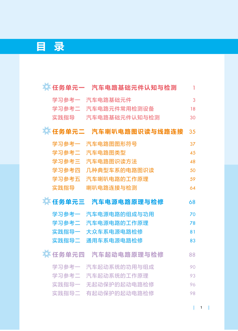 汽车电气设备及其电路检修-石庆丰-航空工业出版社-目录样章-1.jpg